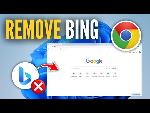 How To Remove Microsoft Bing Search From Google Chrome