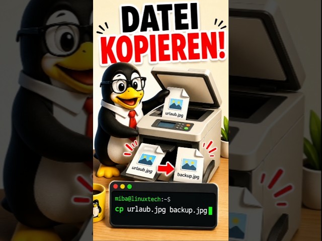 Datei kopieren in 3 Sekunden 📄