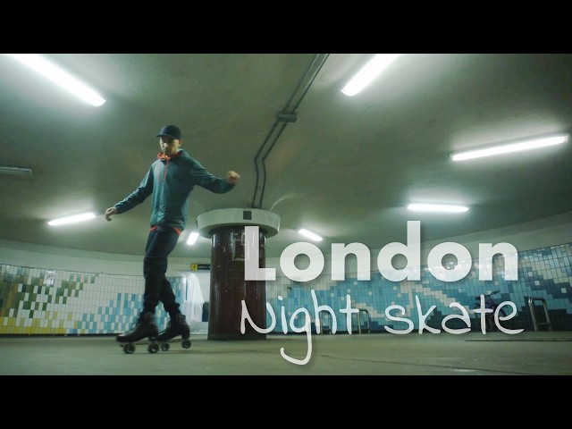 Aesthetic Night Skate: Cinematic Roller Skating in London