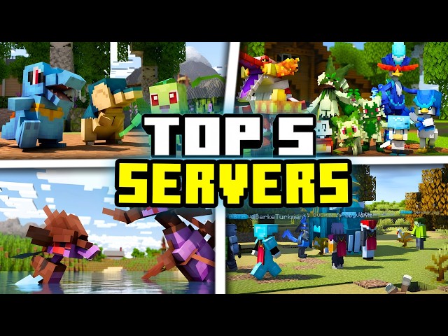 Top 5 BEST Minecraft Cobblemon Servers (Java & Bedrock)