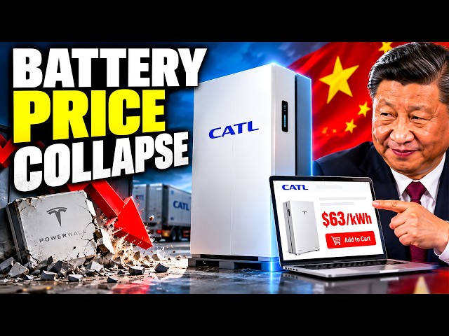 CATL Now Sells Batteries Online for $63/kWh — Home Battery Prices are About to Collapse