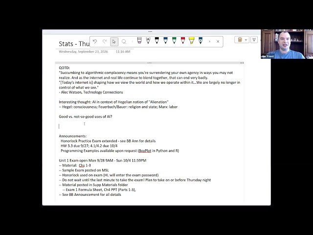 Class Meeting 11 - MAT165 (26FA)