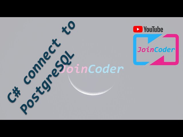C# with PostgreSQL | Connection to Database | episode 1