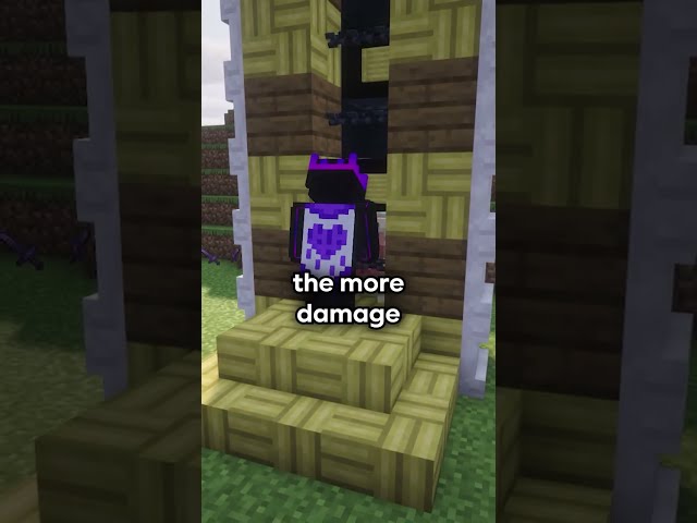 This Build Can Measure Your DAMAGE?! 😯 #minecraft