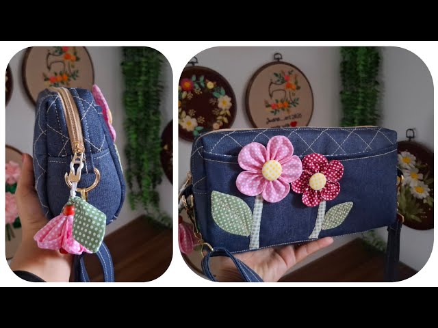 How to sew a stylishhandbag  :Easy way sewing patchwork  bag ⚘️