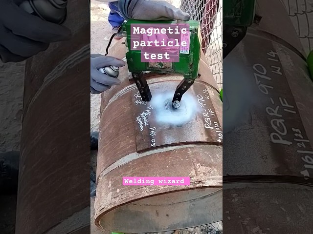 Magnetic particle test practical| MPT | MPI |#ndttraining #adnoc #oilandgas #onshore #pipeline #qaqc