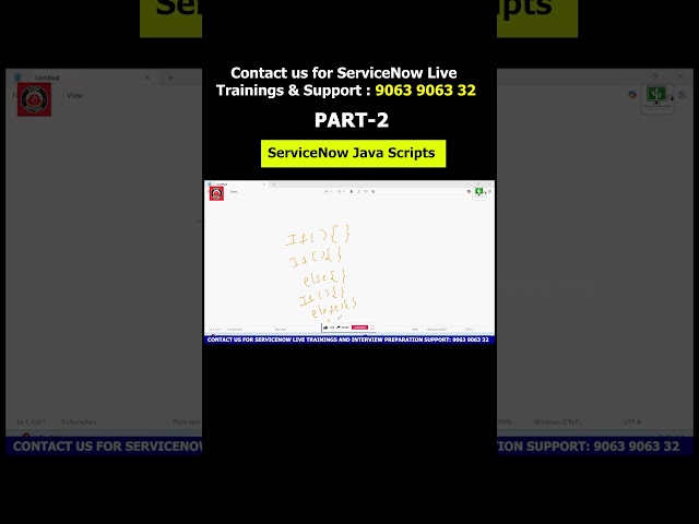 PART - 2 | ServiceNow Java Scripts