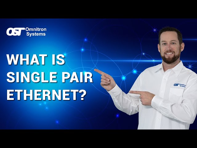 What is Single Pair Ethernet? Everything you need to know about single pair ethernet