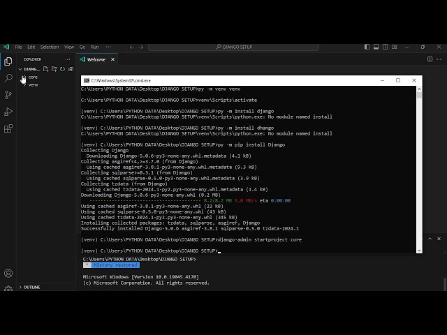 PROFESSIONAL WAY TO SET-UP DJANGO PROJECT