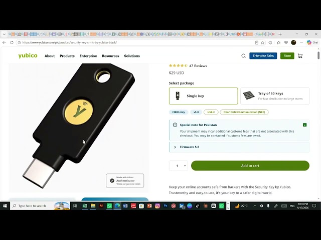 Yubico Security Key C NFC Review Best Hardware Security Key for Two Factor Authentication