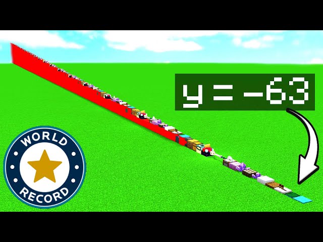 Most Inefficient Minecraft Staircase World Record!