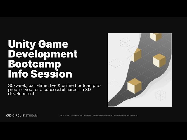 Unity Game Development Bootcamp | January 19 2023