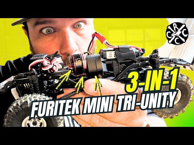 Installing The New Furitek Mini Tri-Unity Pro 3-in-1 Brushless ESC, Motor, & Transmission in a SCX24