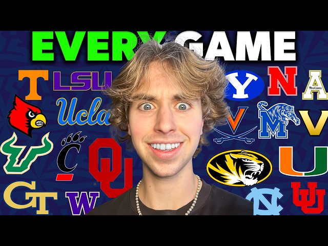 Picking EVERY Week 9 College Football Game in 6 Minutes