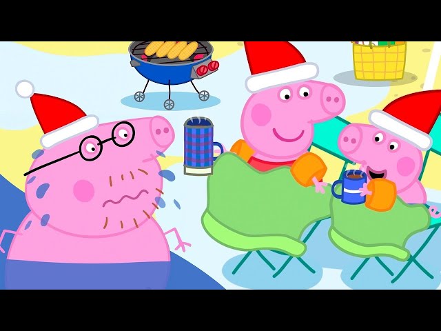 Peppa Pig Tales 💦 The Christmas Morning Sea Swim 🎄 Peppa Pig Episodes