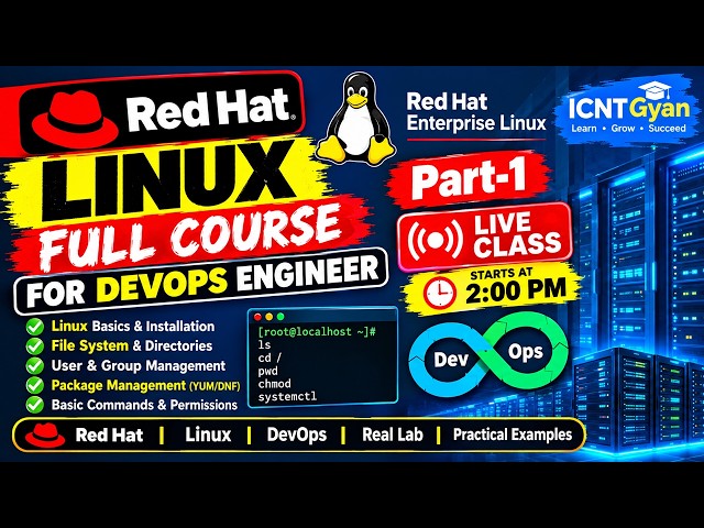 Linux For DevOps In One Shot | Complete Beginners to Advanced Linux (Hindi) | ICNT Gyan