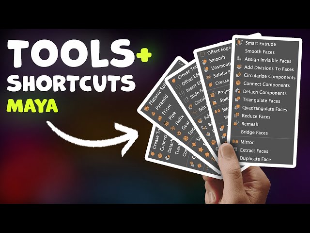 Maya Shortcuts + Shift Right-Click Marking Menus (Complete Speed Modeling Guide) Beginner Friendly
