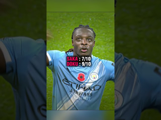 Saka or Doku? 🤔 Be honest 👇 #football #fyp #soccer #viral #saka #doku
