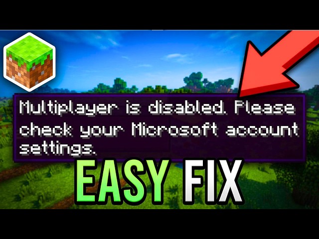 How To Fix Minecraft Multiplayer Not Working