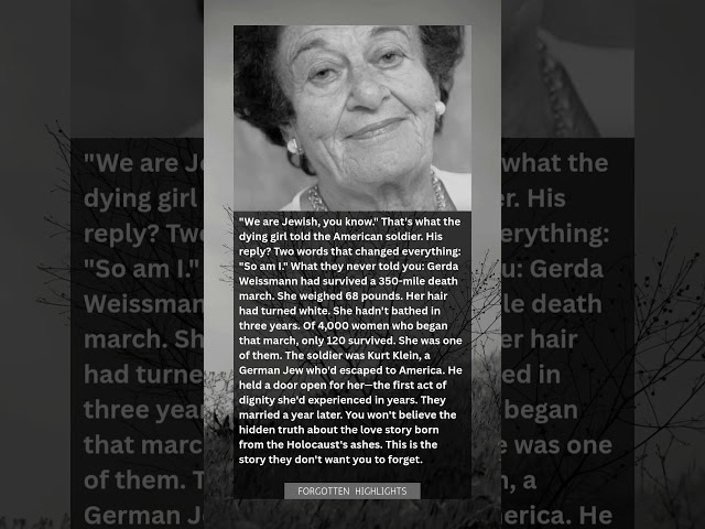 "So Am I." The Two Words That Saved a Holocaust Survivor. The Hidden Truth.