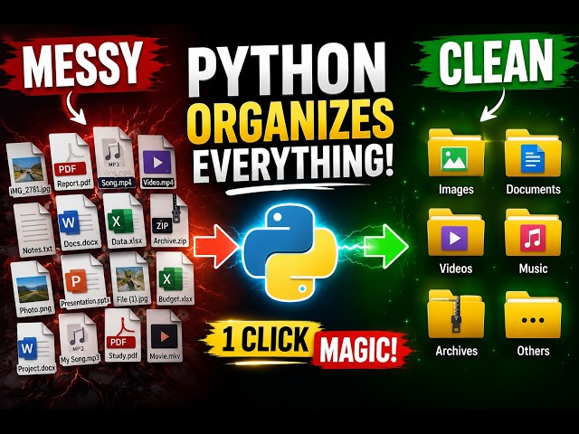 🏆 I Built a Python Tool That Organizes My Messy Files