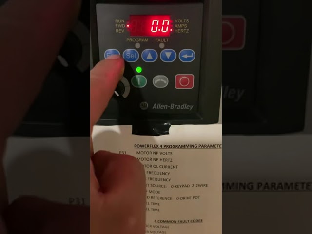 AB PowerFlex 4 Basic Programming Parameters