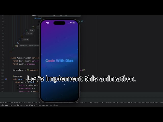 Create a Stunning Aurora Animation in Flutter | Step-by-Step Tutorial