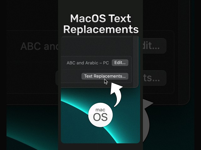 Quick Tip For MacOS Users (Text Replacements)