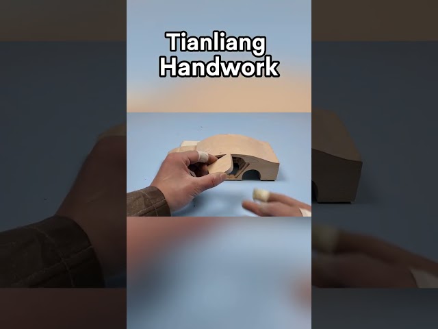 Handcrafted Wooden Car Model EP01#handwork #modelmaking