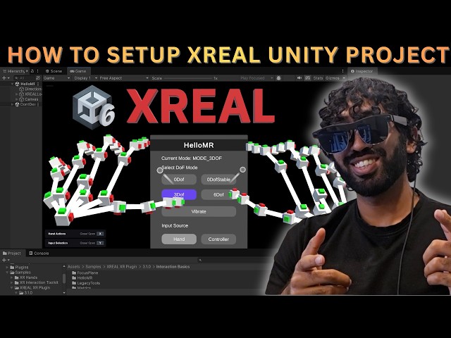 How to Setup XREAL Unity Project | XREAL Coding Tutorial 2026 (Air 2 Ultra 6Dof HelloMR)