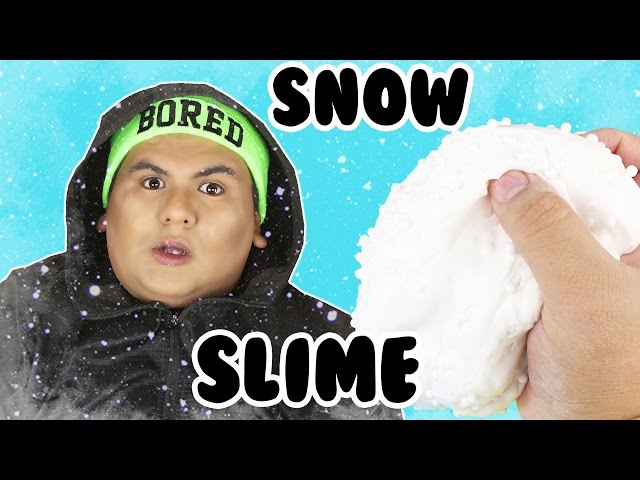 DIY | EXTREME Snow Slime!!! + SLIME POKING ASMR!!!!
