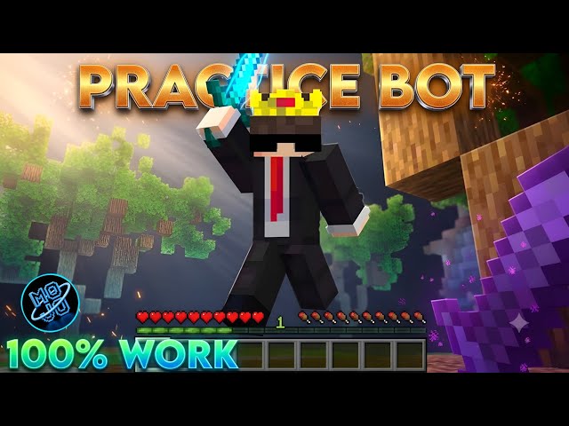 🔥 PVP BOT Practice Map for MJLauncher 🤯 | Minecraft Java Mobile 26.2 