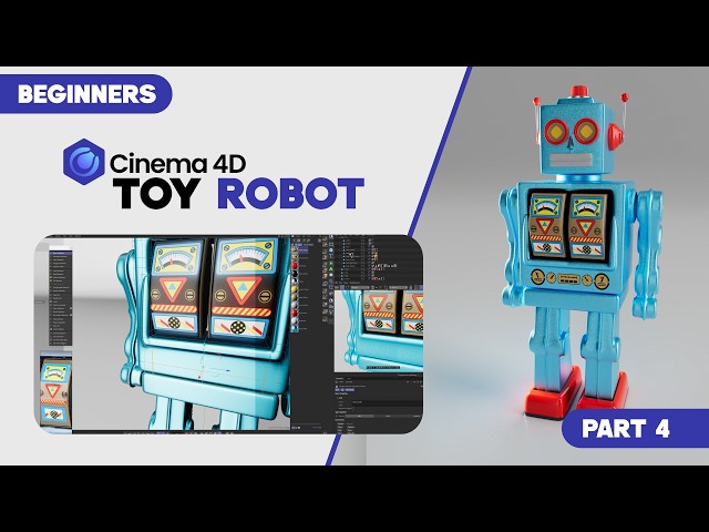 Cinema 4D Redshift for Beginners: Materials, Texturing & Render | Part 4