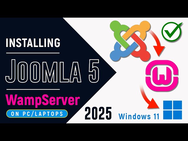 How to install Joomla 5 in WampServer Localhost on Windows 11 - (Same in 2026)