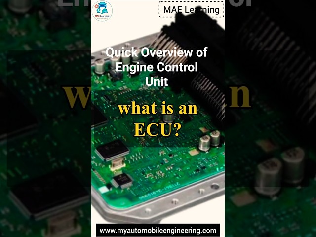 🟢 Learn About ECU Engine Control Unit || 👉Certificate course at ₹199 || #ecu #automobile #shorts
