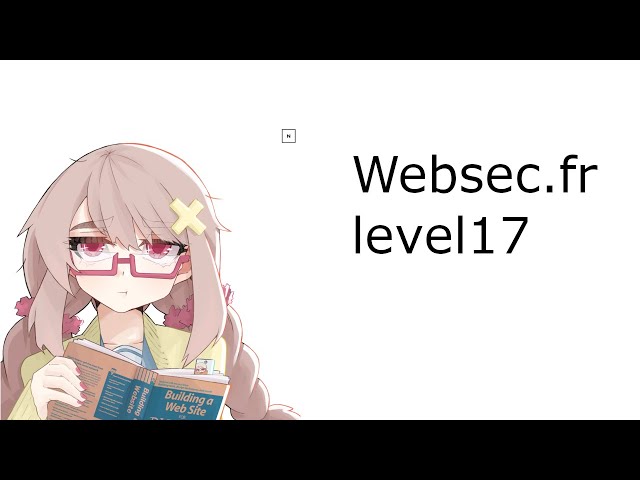 Websec.fr - level17