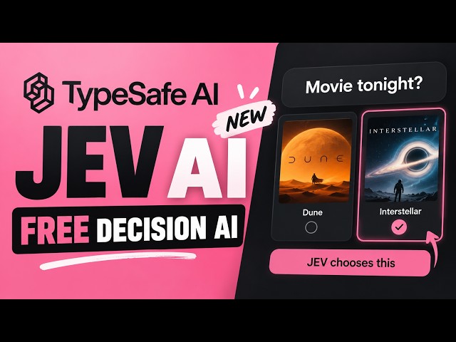 How to Use JEV AI for FREE — New Decision Making AI Model