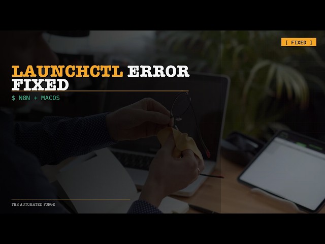 Fixing n8n Launch Issue on macOS