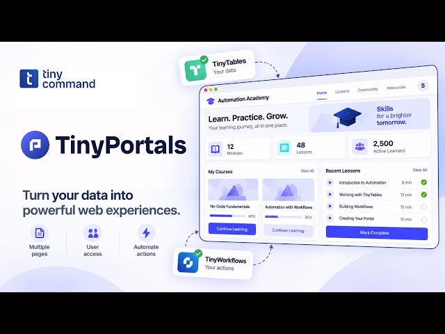 TinyPortals Tutorial | Build Interactive Portals Without Code