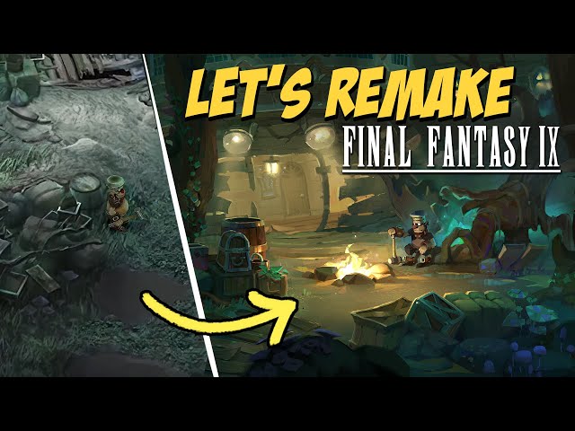 Concept Artist Remakes Final Fantasy IX -  Digital Painting Process