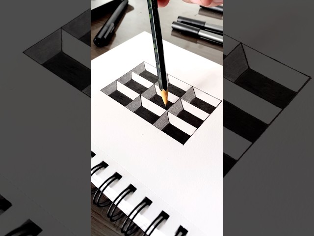 90% of People Can’t Figure Out This 3D Pit Illusion 🕳️