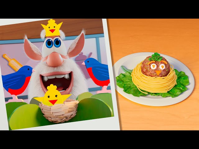Booba: Food Puzzle 🧆 Die Frikadellen 🐣 Folge 15 - Lustige Trickfilme für Kinder
