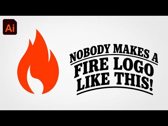 I Tried Designing a Fire Logo Nobody Would Expect 🔥