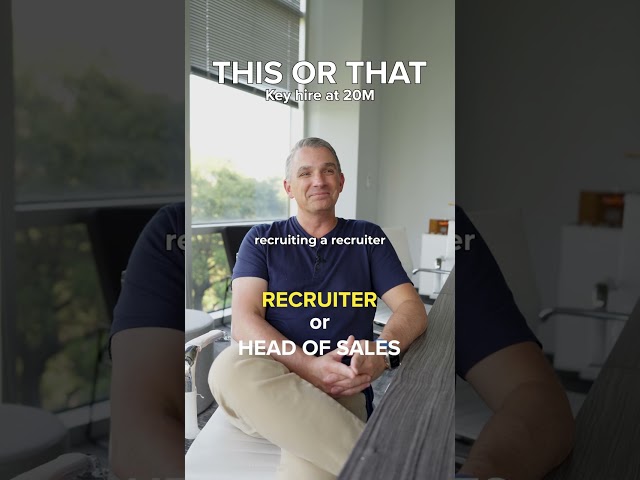 The hire that matters most when your business is at $20M