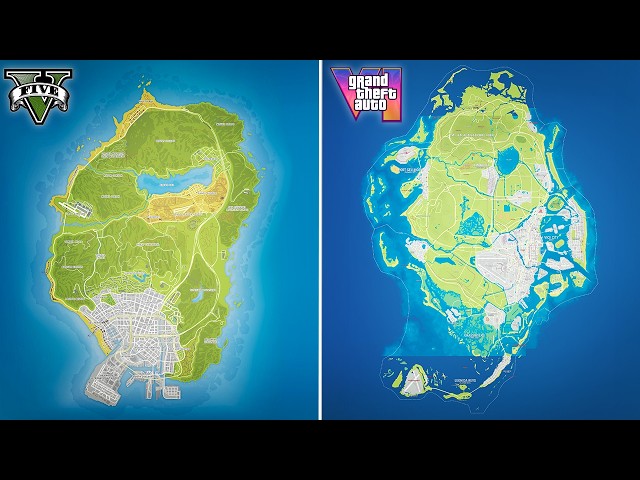 GTA 5 vs GTA 6 Map – The FULL Comparison