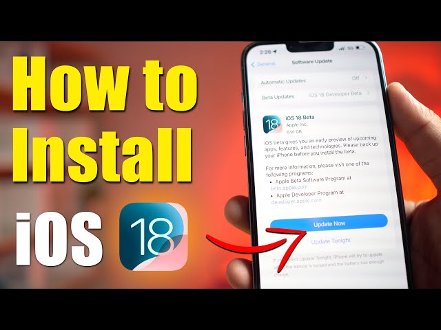 iOS 18 Released - How to Download and Install iOS 18 Beta on iPhone?