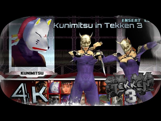Kunimitsu Purple Suit in Tekken 3 Expanded Widescreen UHD 4K 60 FPS 