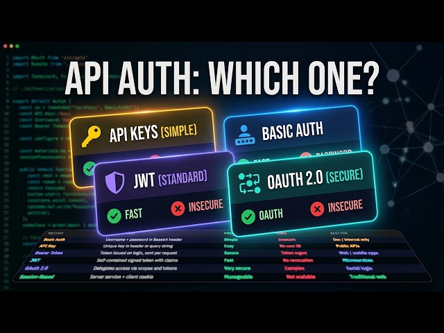 API Authentication Methods  Which One Fits Your Needs?