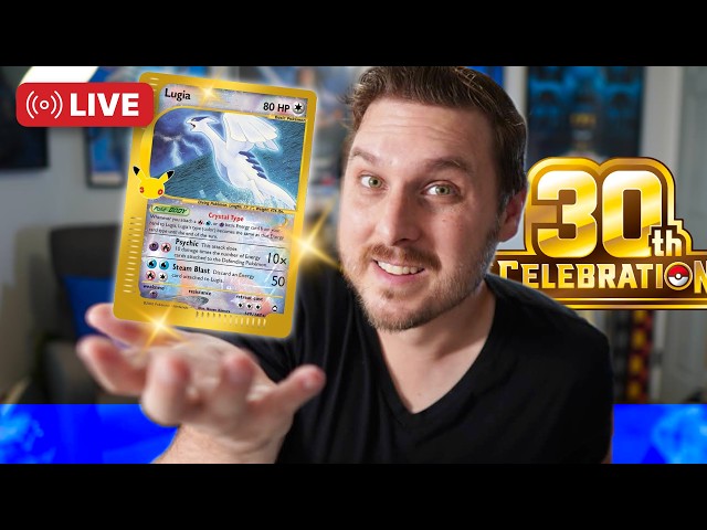 🔴 Let's Pull that Crystal Lugia! | LIVE Pack Breaks w/ Legend of Luke (Pokémon Rip & Ship 10.5.26)