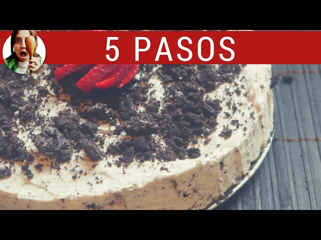 Cheesecake without oven in 5 steps ¡fast and easy!